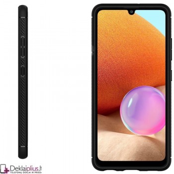 Spigen rugged armor guminis dėklas - juodas (telefonams Samsung A72/A72 5G) Spigen rugged armor guminis dėklas - juodas (telefonams Samsung A72/A72 5G)